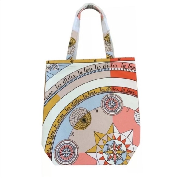 Tory Burch Handbags - TORY BURCH Canvas compass tote